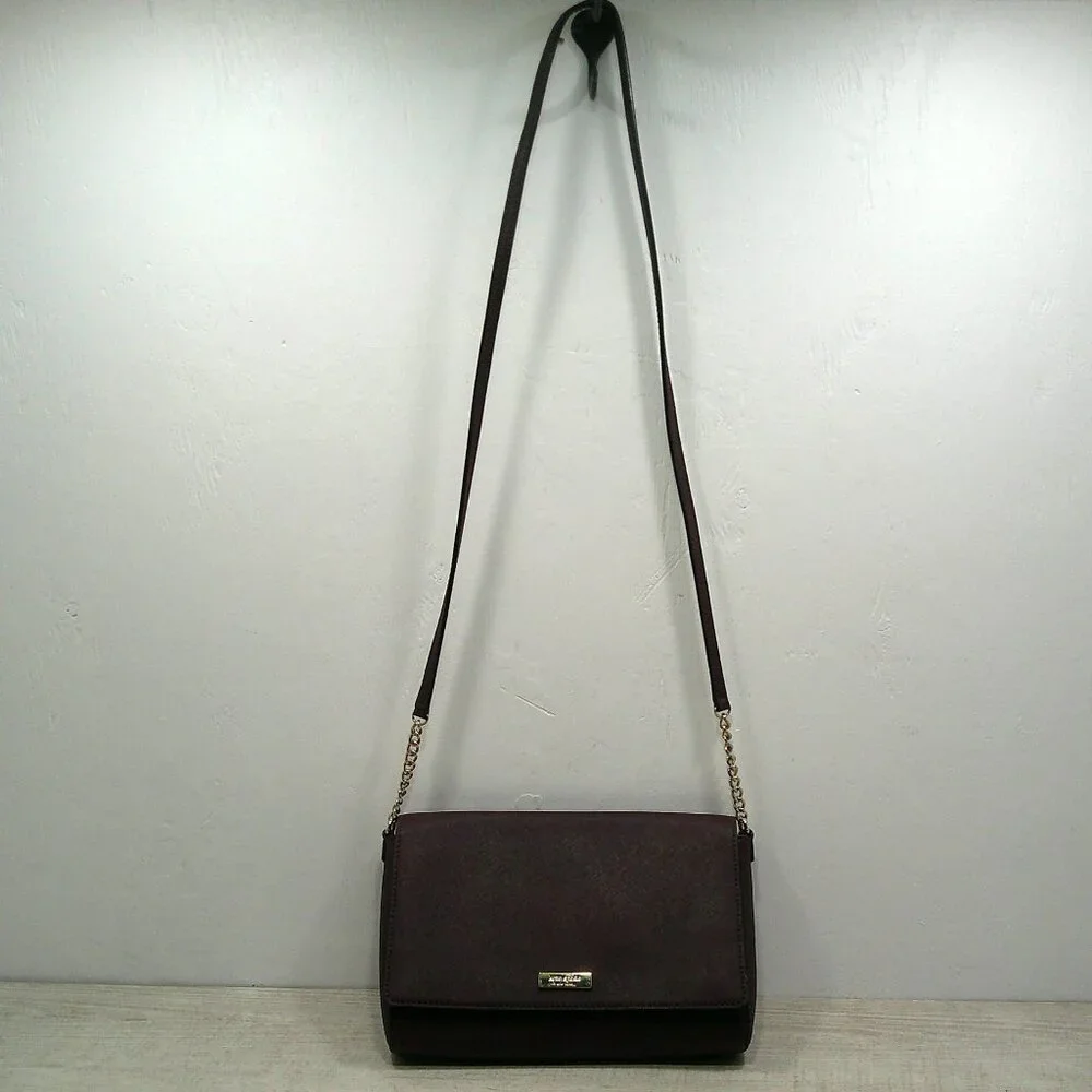 Kate Spade Leather Plum laurel way greer crossbody bag | Purse| Pocketbook